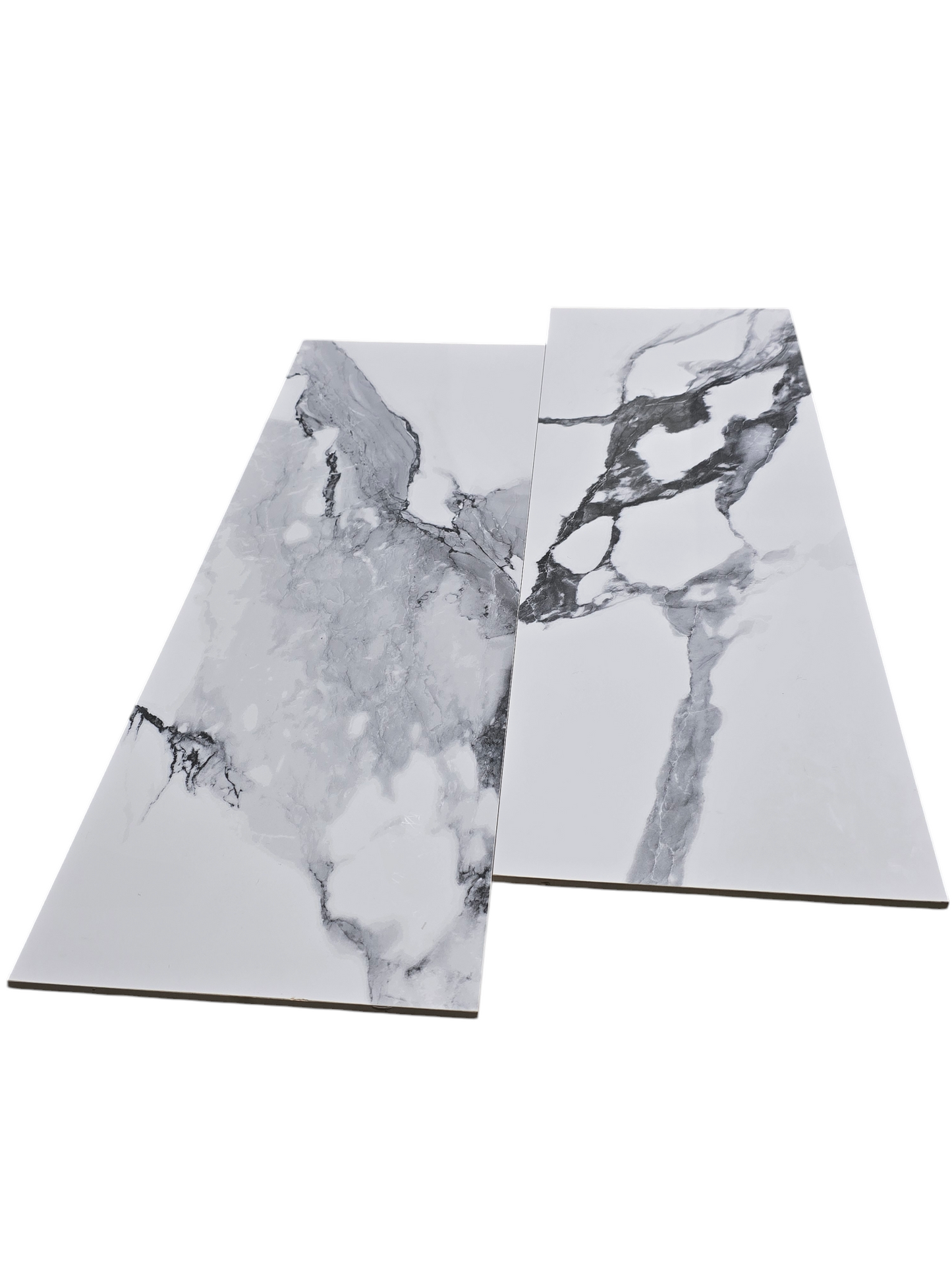 12"x36" Blanco Polished Ceramic Tile - Sold by Ctn