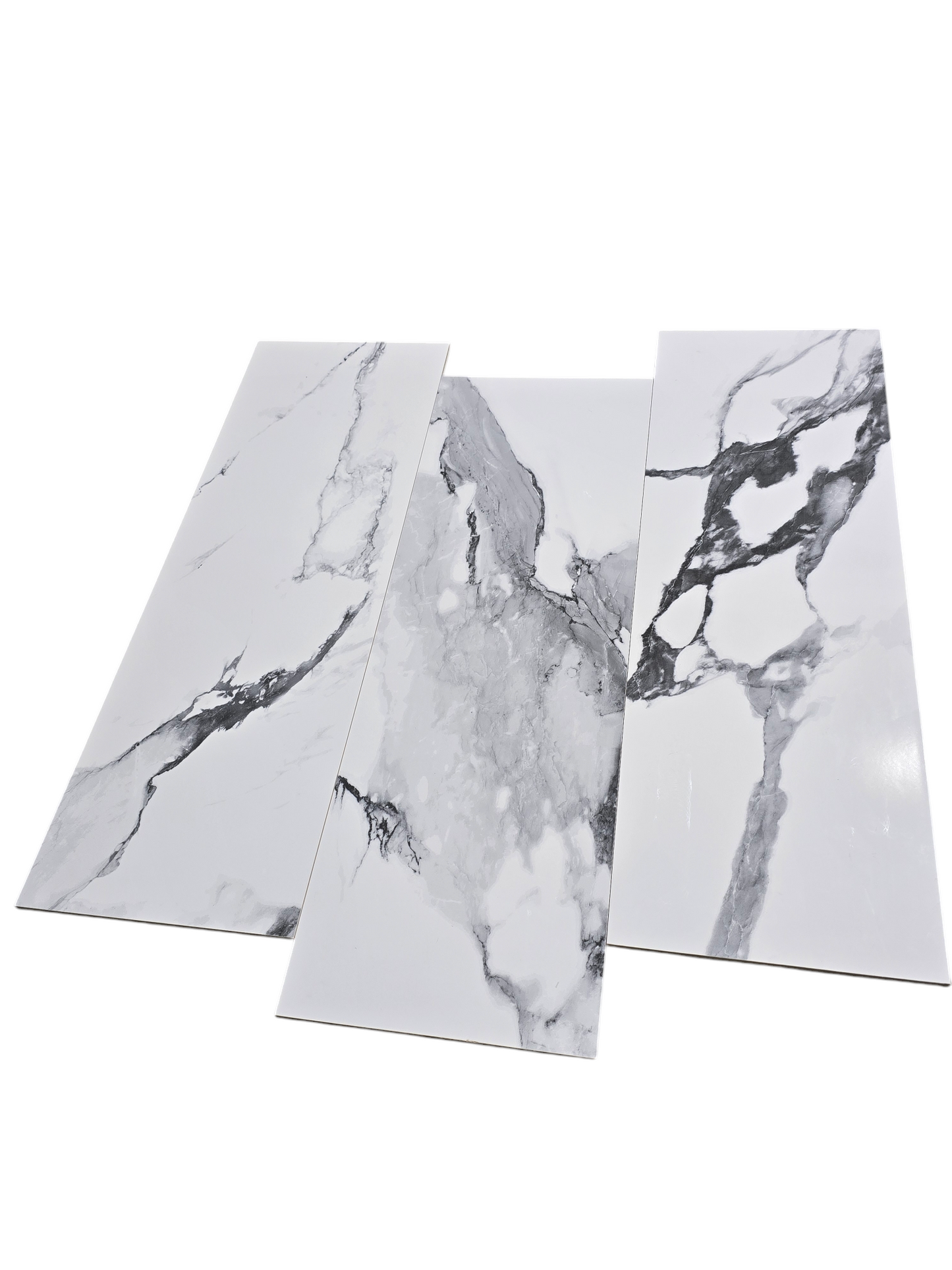 12"x36" Blanco Polished Ceramic Tile - Sold by Ctn