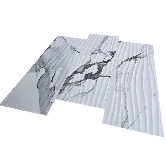 12"x36" Blanco Wave Ceramic Tile - Sold by Ctn