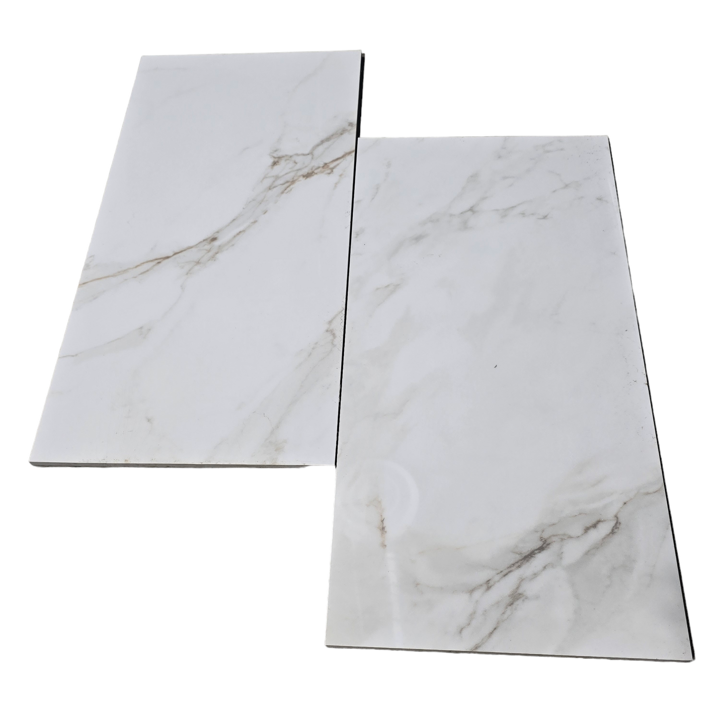 12"x24" I578 White Cal Porcelain Tile - Sold by ctn