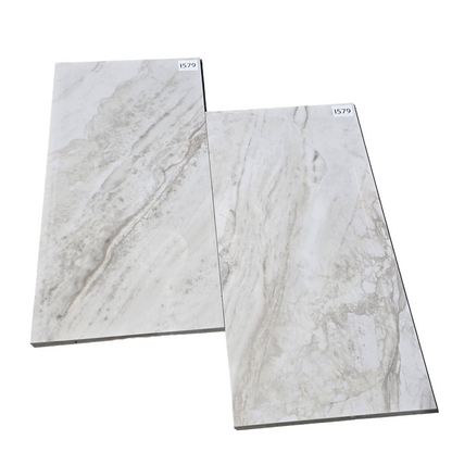 12x24 I579 Famed White Polished Porcelain Tile - Sold by ctn