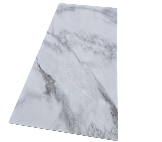 12" x 24" i594 Cool White Polished Porcelain Tile - Sold by Ctn