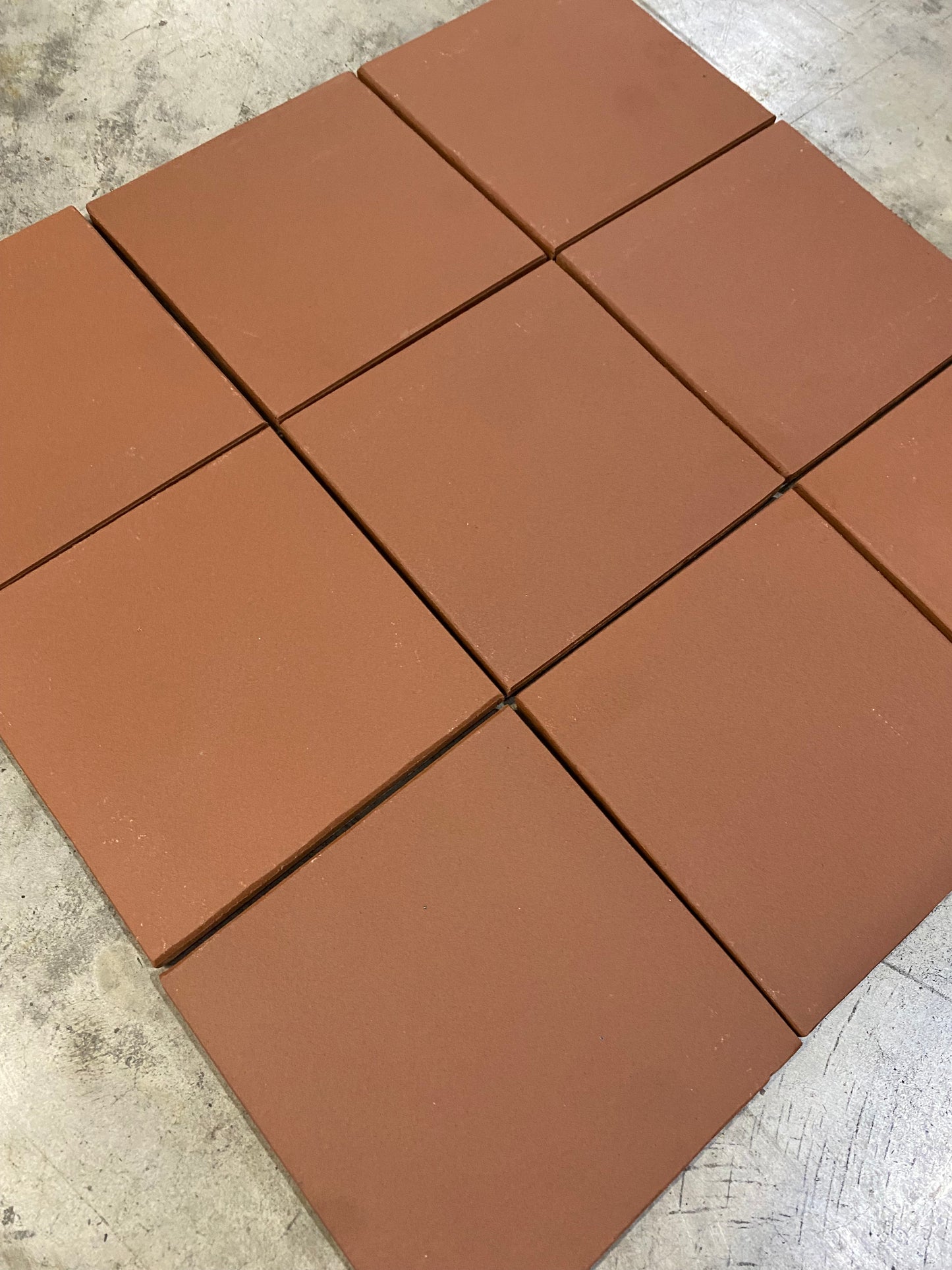 6x6 Spanish Red Quarry Tile - Sold by Ctn