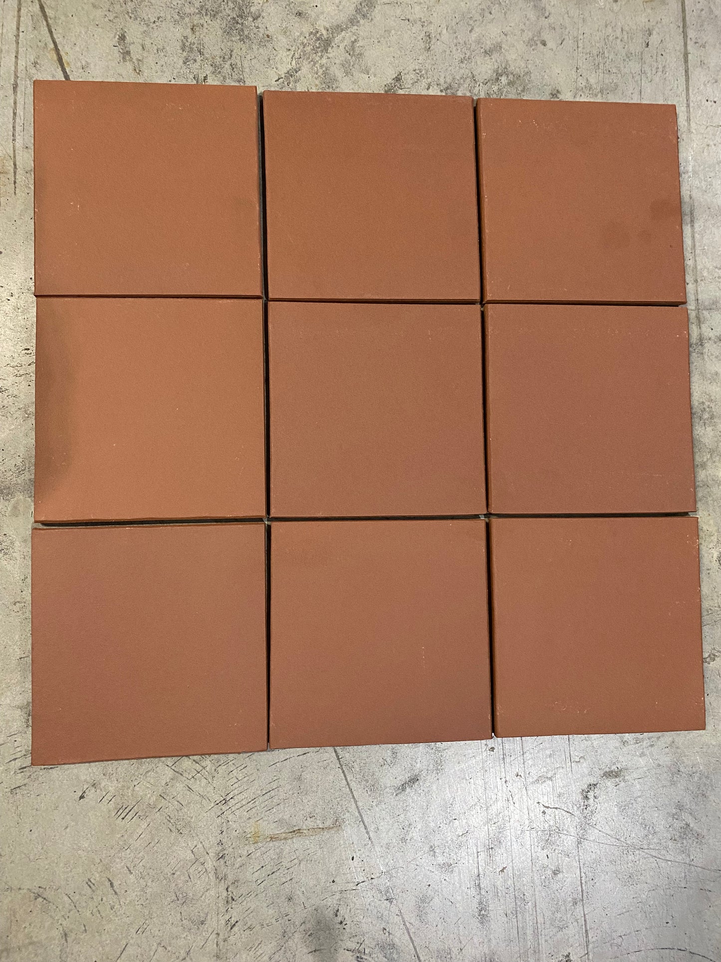 6x6 Spanish Red Quarry Tile - Sold by Ctn