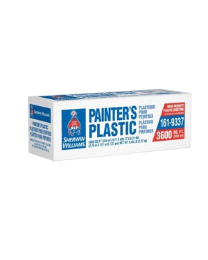 Sherwin-Williams .31 Mil High Density Painter's Plastic - 9' x 400' rolls