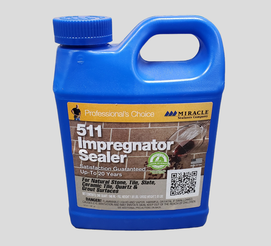 Miracle Sealants 511QT6 511 Impregnator Sealer, Quart, Clear, 32 Fl Oz